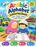Arabic Adventures: Vehicles – Arabic Alphabet Colouring Book (Ages 3–5)